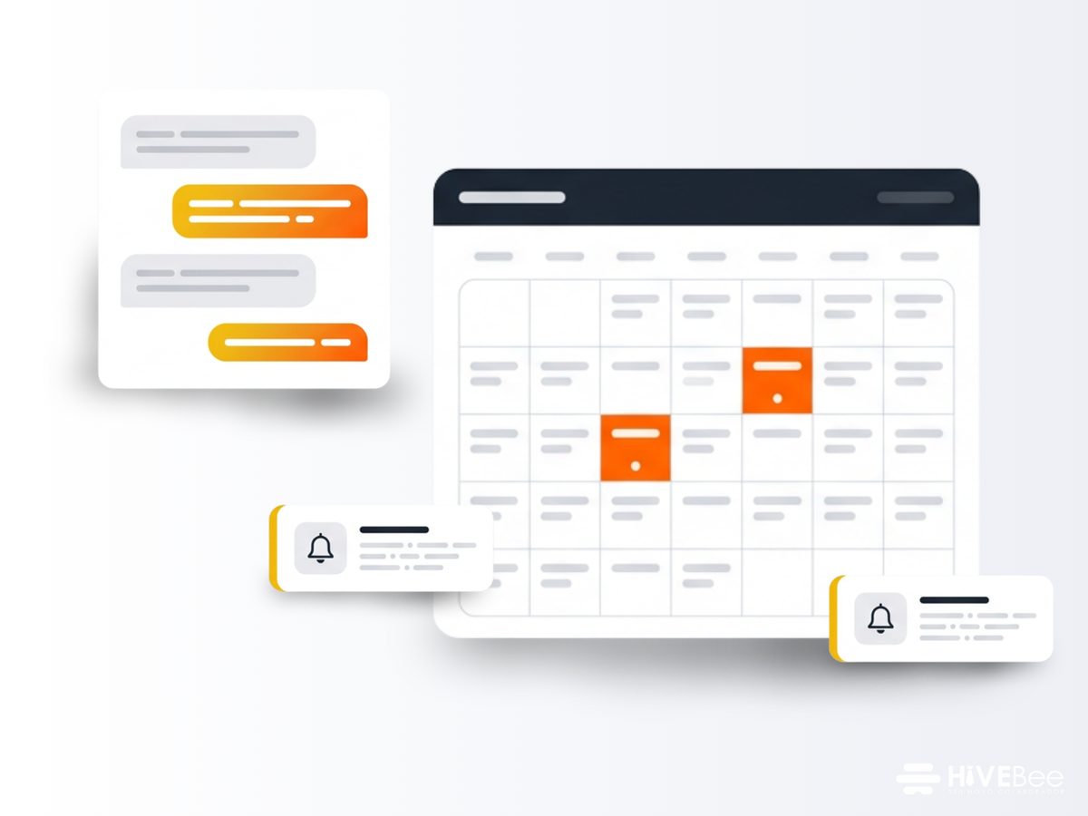 Bee Agendamento — calendário, lembretes e agendamentos